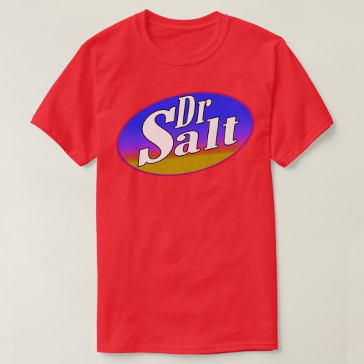 Dr. Salt Sodaロゴ Tシャツ (デザイン正面)