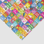 Dr. SeussのABCブロックカラフル文字パターン 薄葉紙 (詳細)