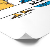 Dr. Seussキャラクターと先生名 ポスター (角)