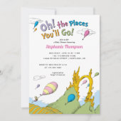 Dr. Seuss – ああ、あなたが赤ちゃんシャワーに行く場所 招待状 (正面)