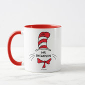 Dr. Seuss | かぶとむしのねこ オリジナル先生の名前 マグカップ (左)