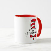 Dr. Seuss | かぶとむしのねこ オリジナル先生の名前 マグカップ (正面右)