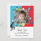 Dr. Seuss -キャラクター |子供の誕生日 サンキューカード (正面)