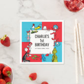 Dr. Seuss -キャラクター |子供の誕生日 スタンダードカクテルナプキン (インサイチュ)