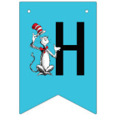 Dr. Seuss -キャラクター |子供の誕生日 バンティングフラッグ (第1の旗)