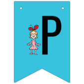 Dr. Seuss -キャラクター |子供の誕生日 バンティングフラッグ (第3の旗)