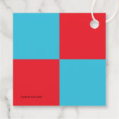 Dr. Seuss -キャラクター |子供の誕生日 フェイバータグ (裏面)