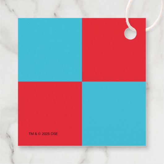 Dr. Seuss -キャラクター |子供の誕生日 フェイバータグ (裏面)