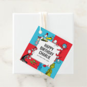 Dr. Seuss -キャラクター |子供の誕生日 フェイバータグ (インサイチュ)