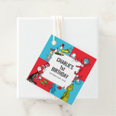 Dr. Seuss -キャラクター |子供の誕生日 フェイバータグ (インサイチュ)