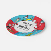 Dr. Seuss -キャラクター |子供の誕生日 ペーパープレート (アングル)