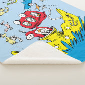 Dr. Seuss | グリーンエッグス+ハムの場面 シェルパブランケット (3/4)