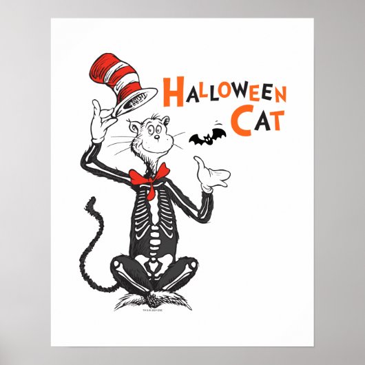 Dr. Seuss | ハロウィンの帽子屋さん ポスター (正面)