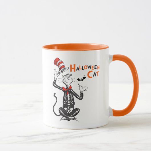 Dr. Seuss | ハロウィンの帽子猫 マグカップ (右)