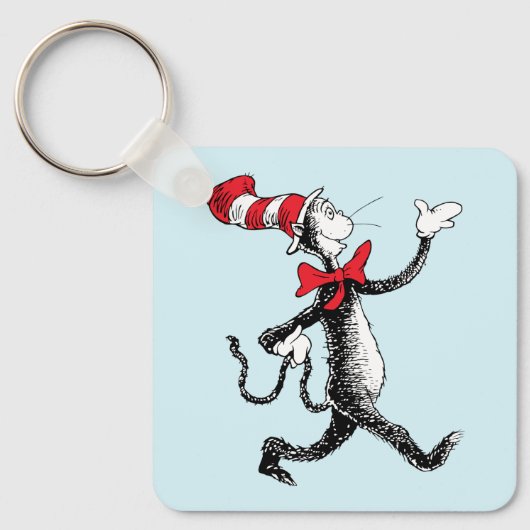 Dr. Seuss | 帽子の中の猫のキャットウォーク キーホルダー (正面)