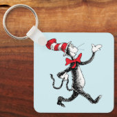 Dr. Seuss | 帽子の中の猫のキャットウォーク キーホルダー (正面)