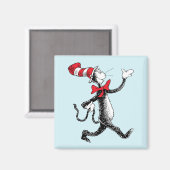 Dr. Seuss | 帽子の中の猫のキャットウォーク マグネット (正面/裏面)