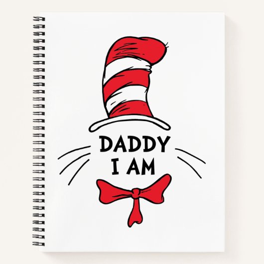 Dr. Seuss | 帽子の中の猫 - パパだって ノートブック (正面)
