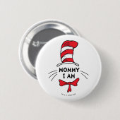 Dr. Seuss | 帽子の中の猫 - マミィだよ 缶バッジ (正面&裏面)