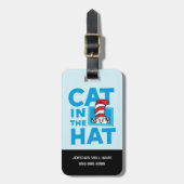 Dr. Seuss | 帽子の中の猫 ロゴ ラゲッジタグ (正面縦)