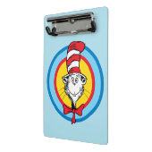 Dr. Seuss | 帽子の中の猫 頭 グラフィック ミニクリップボード (アングル2)
