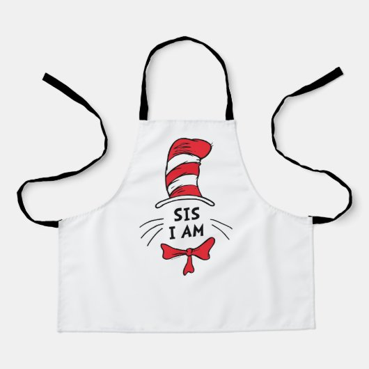 Dr. Seuss | 帽子の中の猫 - Sis I am エプロン (正面)