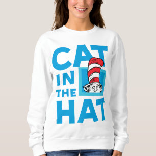 Dr. Seuss   帽子の猫 ロゴ スウェットシャツ