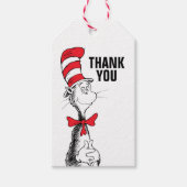 Dr. Seuss | 帽子屋のネコの誕生日 ありがとう ギフトタグ (正面)