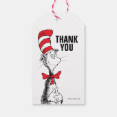 Dr. Seuss | 帽子屋のネコの誕生日 ありがとう ギフトタグ (裏面)