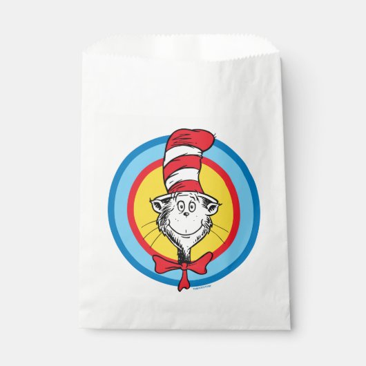 Dr. Seuss | 帽子屋の猫 頭 グラフィック フェイバーバッグ (正面)