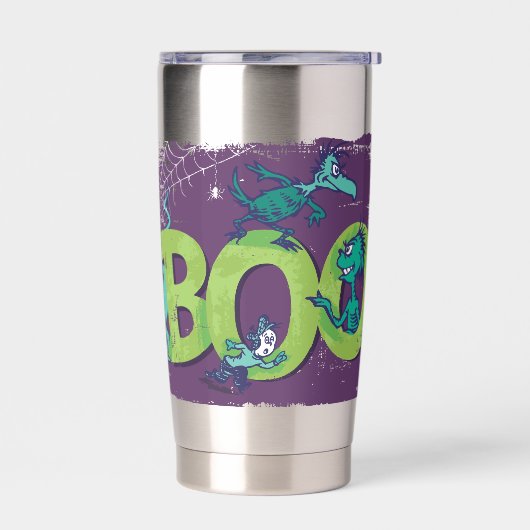 Dr. Seuss | BOO! ハロウィングラフィック 保温保冷タンブラー (左面)