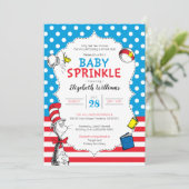 Dr. Seuss - Cat in the Hatベビー散水 招待状 (スタンド正面)