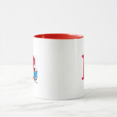 Dr. Seuss Cat in the Hat - 読s Monogram B マグカップ (中央)
