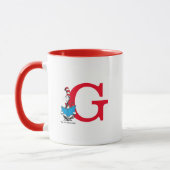 Dr. Seuss Cat in the Hat - 読s Monogram G マグカップ (左)