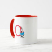 Dr. Seuss Cat in the Hat - 読s Monogram O マグカップ (正面左)