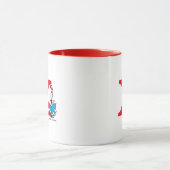 Dr. Seuss Cat in the Hat - 読s Monogram X マグカップ (中央)