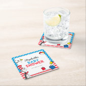 Dr. Seuss - Cat in the Hat Baby Shour スクエアペーパーコースター (インサイチュ)