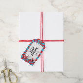 Dr. Seuss Cat in the Hat Baby Shower ギフトタグ (より糸付き)