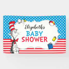 Dr. Seuss - Cat in the Hat Baby Shower Banner 横断幕