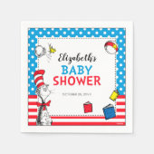 Dr. Seuss - Cat in the Hat Baby Shower Napkins スタンダードカクテルナプキン (正面)