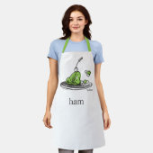 Dr. Seuss | Green Eggs and Ham エプロン (着用した状態)
