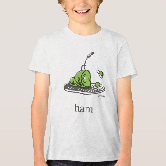 Dr. Seuss | Green Eggs and Ham トライブレンドＴシャツ (正面)