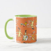 Dr. Seuss Green Eggs and Ham Character Pattern マグカップ (左)