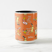 Dr. Seuss Green Eggs and Ham Character Pattern マグカップ (中央)