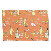 Dr. Seuss Green Eggs and Ham Character Pattern 枕カバー (正面左)