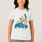 Dr. Seuss Green Eggs and Ham Characters in Car トライブレンドＴシャツ (正面)