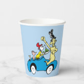 Dr. Seuss Green Eggs and Ham Characters in Car 紙コップ (裏面)