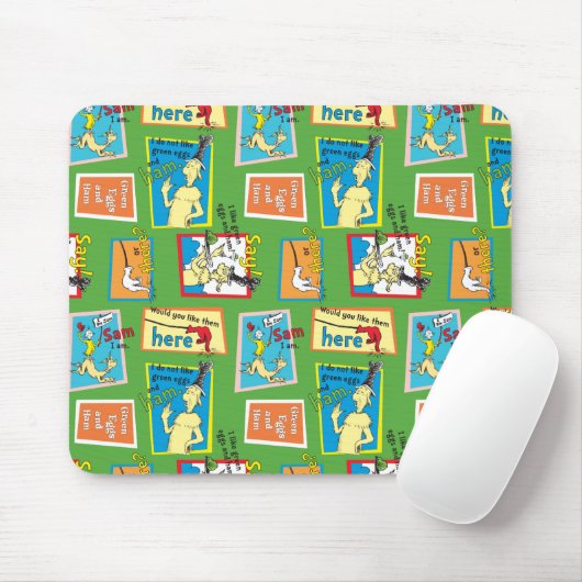Dr. Seuss Green Eggs and Ham Story Quotes マウスパッド (マウス)