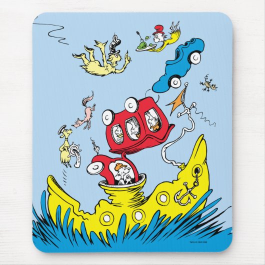 Dr. Seuss | Green Eggs & Ham Scene マウスパッド (正面)