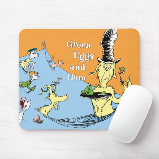 Dr. Seuss Green Eggs & Ham Water Scene マウスパッド (マウス)